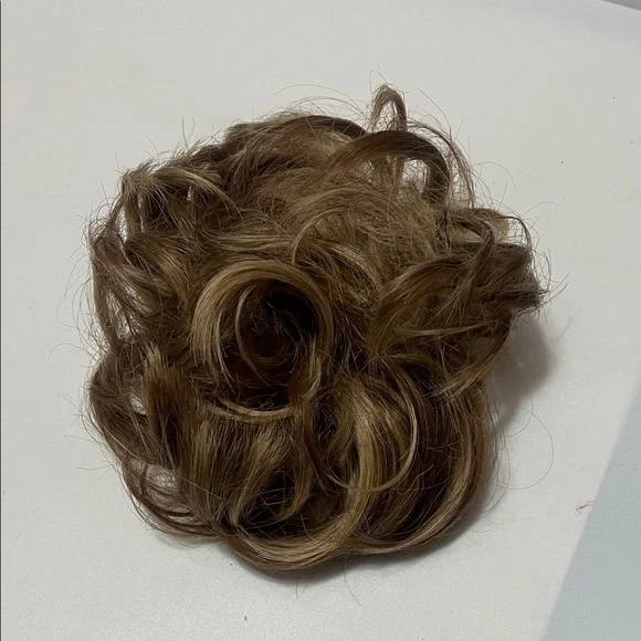 Qunlinta Messy Hair Bun Thick Updo Scrunchies Ponytail Extension blonde - Picture 4 of 8